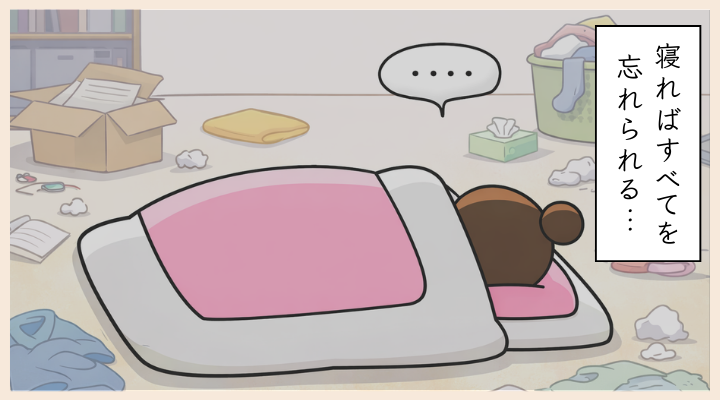 眠って逃げたい心理