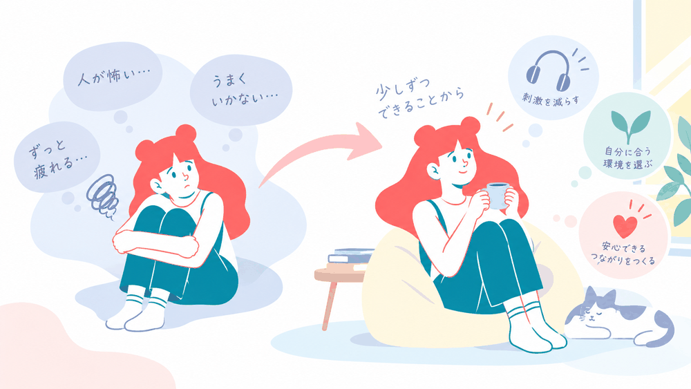 【原因別】生きづらさを軽くする対処法